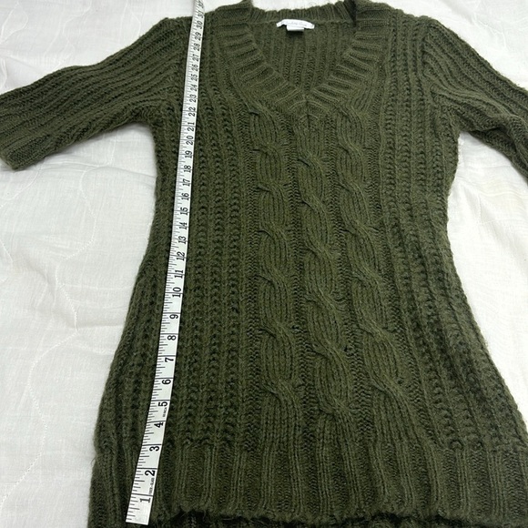 Charlotte russe olive color long sweater size L - Picture 11 of 14